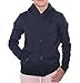Produktbild ROCK-IT Apparel® Kinder Kapuzenjacke Hoodie Kapuzen Sweaterjacke Pullover Zipper Hoody Größen 98-164 Farbe Navy Blau 122/128