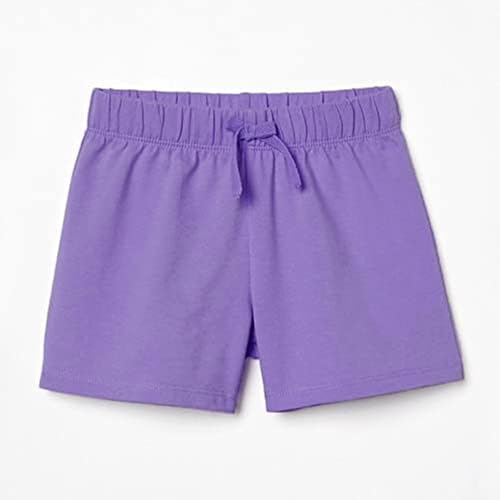 Image of HILEELANG Girls Cotton Short Set Summer 2 Piece Outfit T Shirt Shorts | 100% Cotton, Soft Breathable Fabric, 2 Piece Outfit Set, Elastic Waist, Summer Comfort for Toddler Little Girls