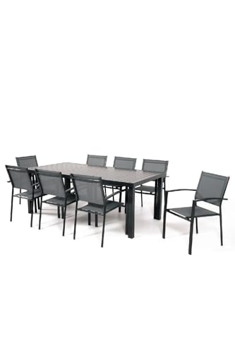 Palermo Havana Extendable Dining Set Alumi...