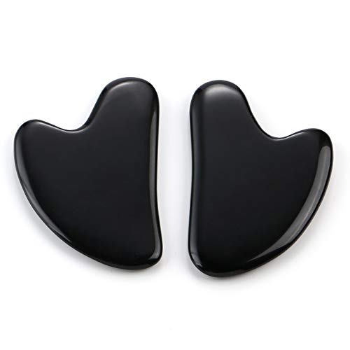 CrystalTears Kit Ossidiana Roller + W gua Sha