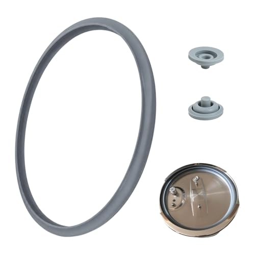 Joint d'Étanchéité en Caoutchouc Autocuiseur 22 cm pour Wmf Et Silit, Joint Cocotte Minute Caoutchouc de 22 cm Et Joint de Signal de Cuisson, Compatible avec 3/4,5/6,5/8,5 L, Installation Facile