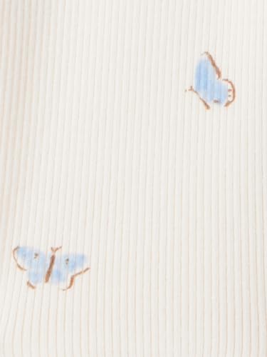 little planet by carter's Girl 2-piece Pants Set made with Organic Cotton, Butterfly, 3M3