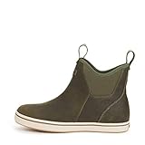 Xtratuf Men's 6 Inch Leather Ankle Deck Boot Olive 10