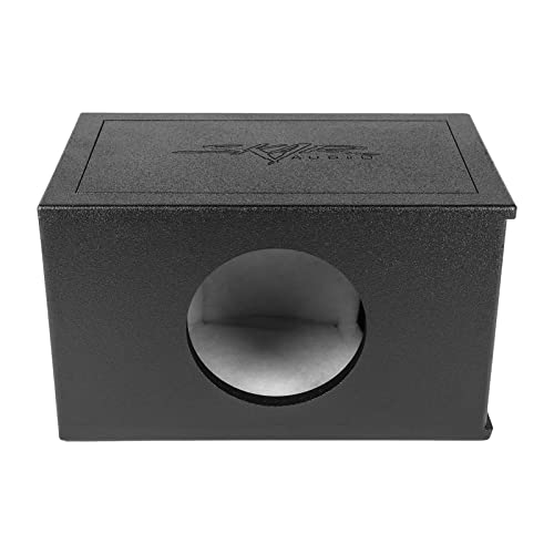 Image of Skar Audio AR1X10V-SPL Single 10 inch SPL Series Universal Fit Armor Coated Ported Subwoofer Enclosure