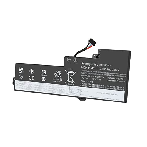 Exmate 01AV420 01AV421 Laptop Batería para Lenovo ThinkPad T470 T480 A475 A485 TP25 Series Notebook 01AV419 01AV489 SB10K97576 SB10K97577 SB10K97578 (11.4V 24Wh)