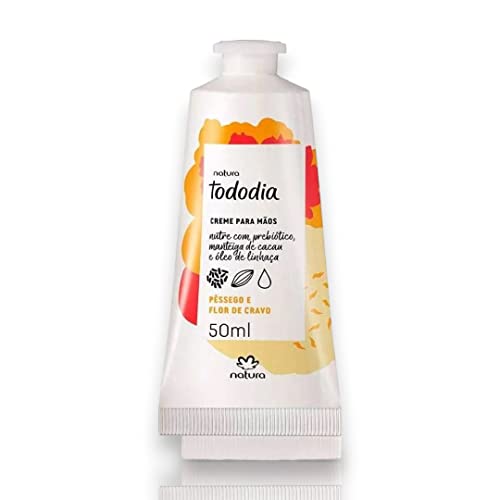 Creme para Mãos Pêssego e Flor de Cravo Todo Dia Natura 50ml