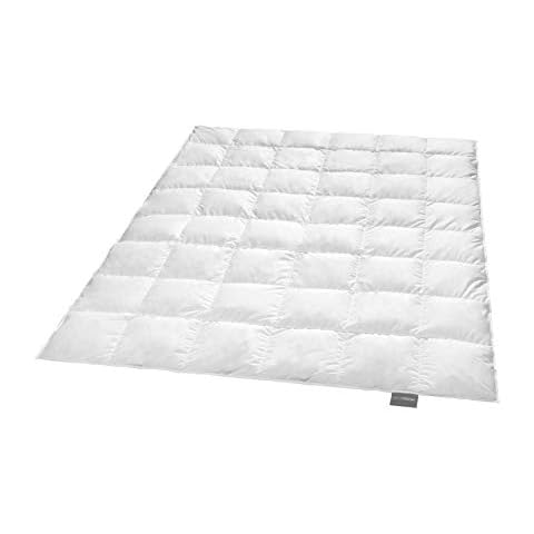 Traumnacht Exklusiv medium Daunendecke mit neuen weißen Daunen und Federn Cover