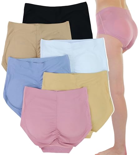 ToBeInStyle Women's Pack of 6 Butt Boosting Padded Panties