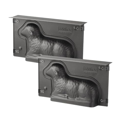 Zenker 9916850 2er Set 3D Osterlammform Osterlamm Backform Osterkuchenform 3D Backform Lama Form Stahl 27,5 x 15 x 6,5 cm Zenker 9916850 2er Set 3D Osterlammform Osterlamm Backform Osterkuchenform 3D Backform Lama Form Stahl 27,5 x 15 x 6,5 cm