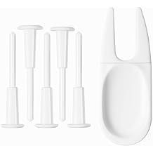 6 Pcs Exercise Ball Plug Replacement Kit Yoga Ball Fitness Exercise Ball Air Stopper Plug Pin Adapter Kit for Exercise Ball Fitness Inflatable Bed Pool