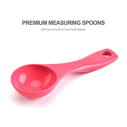 lifcasual Conjunto de colheres de medida de 5 peças para utensílios de cozinha de ingredientes secos