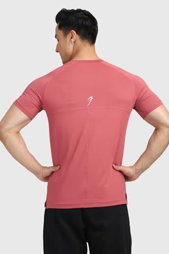 Image of FUAARK Men's Round Neck Slim Fit Gym Sports T-Shirt