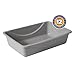 Petmate Litter Pan, Blue/Gray, Small, Made in USA