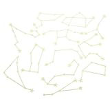 TOKIDNY Leuchtende Sternen Wandtattoos aus Kunststoff Umweltfreundlich und Einfach Anzubringen 5 Satz für Kreative Heimdekoration im Kinderzimmer und Schlafzimmer