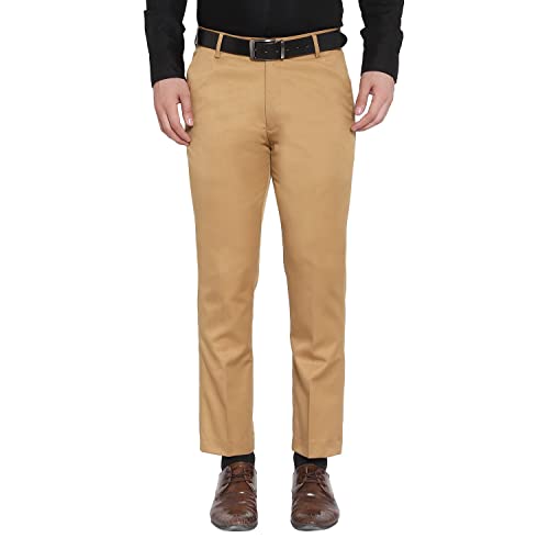 Image of Men Regular Fit Polycotton Trouser Pant's Formal Trouser Casual Trouser Pant