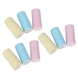generic 9 Pcs Mini Printing Paper Roll, Self Adhesive Compact Portable Colorful Label Sticker Paper with 9 Colors, for Home Office DIY School