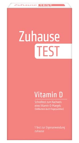NanoRepro AG Vitamin-D-Mangel Schnelltest für zuhause, Selbsttest für Vitamin-D-Status, bei Müdigkeit und Erschöpfung, 1 Stück