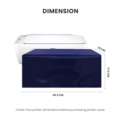 Image of ALIFIYA Nylon Dust Proof Washable Printer Cover for HP Deskjet 2820 / 2876 / 2878 / 4929 All-in-One Ink Tank Printer - Blue