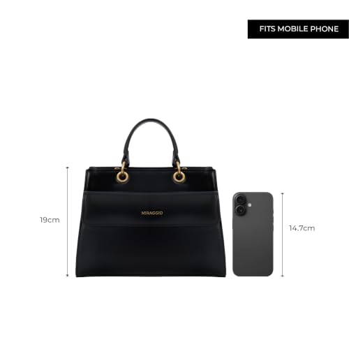 Image of Miraggio Maude Satchel Handbag For Women | Women Top Handle Purse