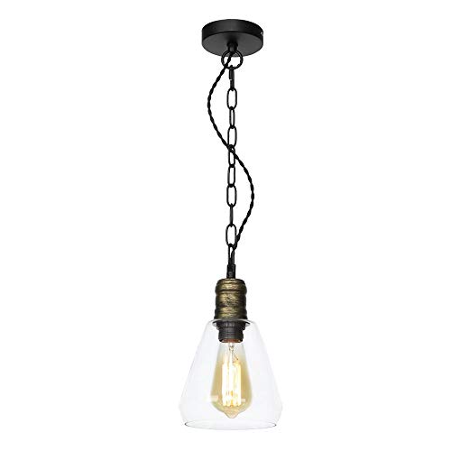 Lampes suspendues rétro en verre pour illuminer votre îlot de cuisine
