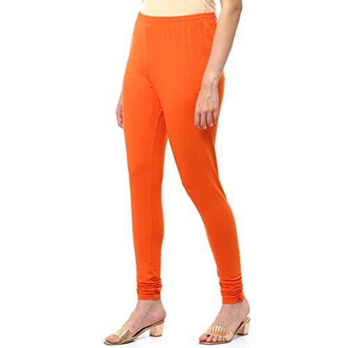 Image of BIBA Women Cotton Blend Skinny Solid Churidar