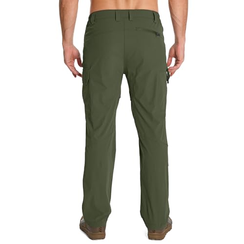 Mens Hiking Pants Convertible Lightweight Quick Dry Fishing Safari Camping Travel boy Scout Pants2