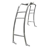 Cruz Pontoon Wakeboard Tower - Full Size Tower, 72' High, Adjustable Width 82' - 109', Ski Tow Point 77' High, Anodized Aluminum (Pontoon Tower Anodized)