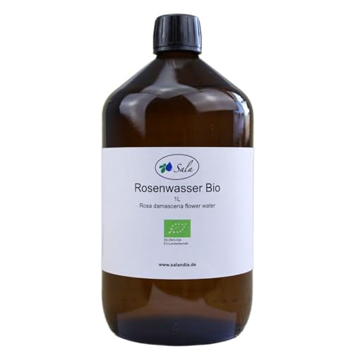 Sala Rosenwasser BIO 1 L 1000 ml Glasflasche