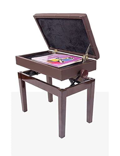 KOIAMVZW Tabouret de Piano en Simili Cuir avec Compartiment de Rangement, Cadre en Bois Massif, capacité de Charge jusqu’à 180 kg, Hauteur réglable de 10 cm, 55 x 34 x 47-57 cm, Marron - Les Beatles, Paul McCartney, John Lennon, RIngo Starr, George Harrison KOIAMVZW Tabouret de Piano en Simili Cuir avec Compartiment de Rangement, Cadre en Bois Massif, capacité de Charge jusqu'à 180 kg, Hauteur réglable de 10 cm, 55 x 34 x 47-57 cm, Marron – Image 8