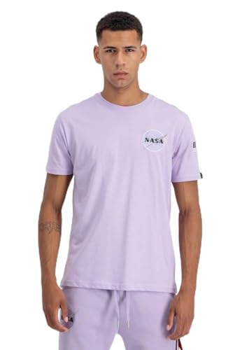 Alpha Industries Space Shuttle T T-Shirt für Herren Pale Violet – Ansicht 1