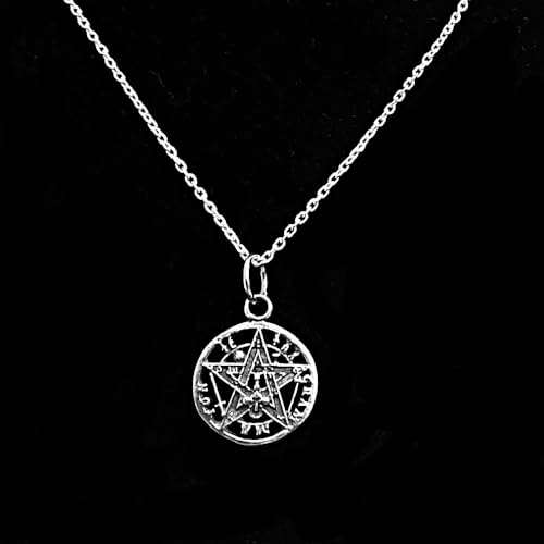 Colgante Tetragramatón Plata 925 con Cadena 40-45 cm