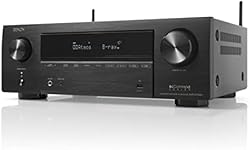 Denon AVR-X1700H 7.2 Channel AV Receiver - 80W/Channel (2021 Model), Advanced 8K HDMI Video w/eARC, Dolby Atmo