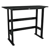 highwood AD-TBL-KS3-BKE Lehigh Bar Height Balcony Table, Black