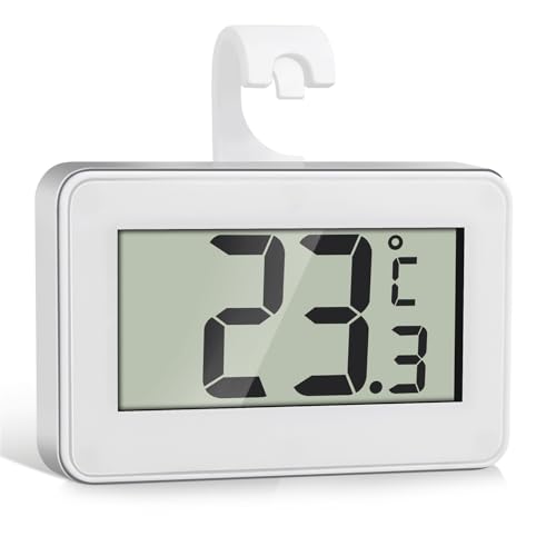 Romon Termometro Frigorifero, 1 Pezzi Termometri Digitale Frigo, Congelatore Termometro