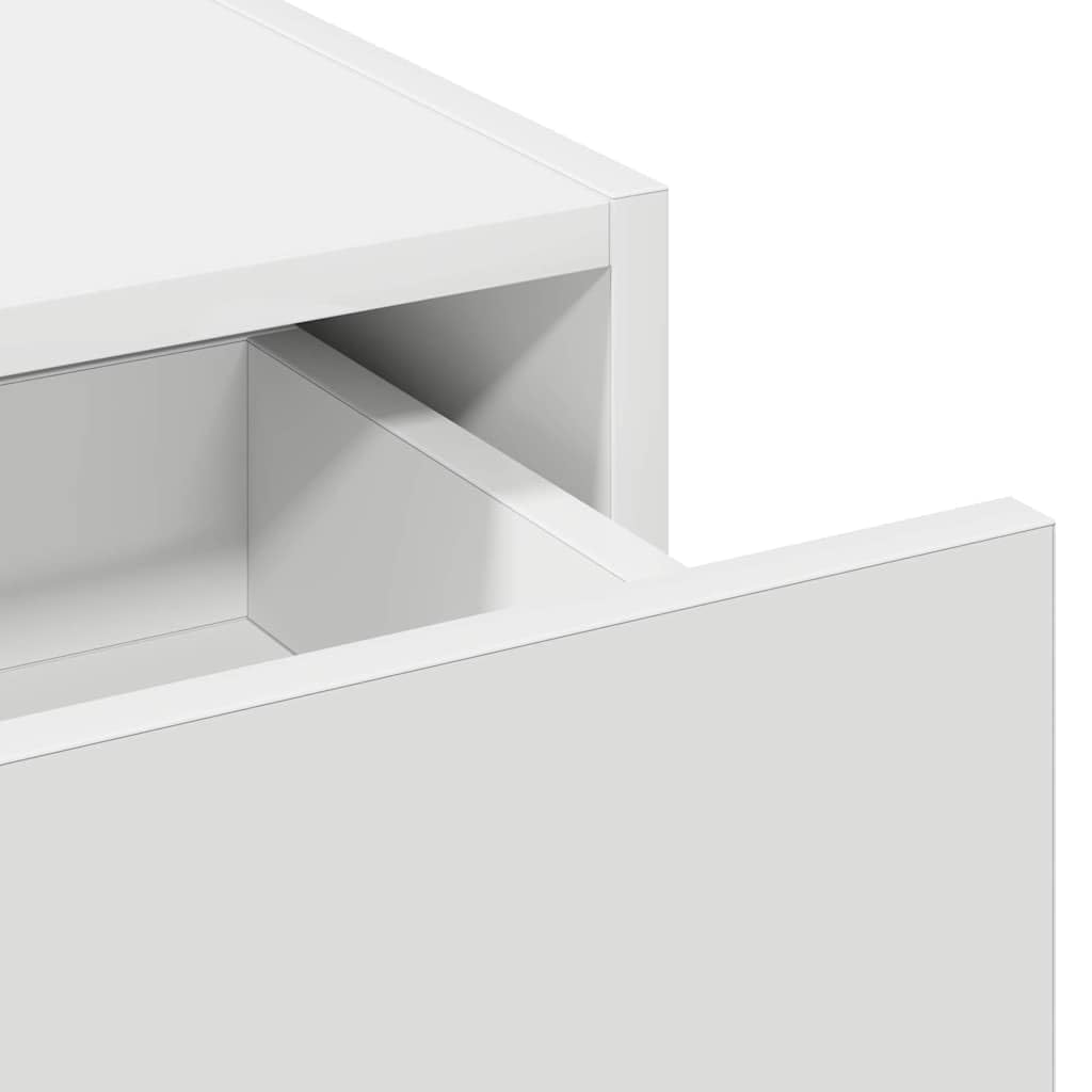 vidaXL Mesa Tocador con cajón 60 x 40 x 70 cm Madera de ingeniería, Mesa de tocador Moderna, tocador Elegante, Funcional en el Dormitorio, con Almacenamiento
