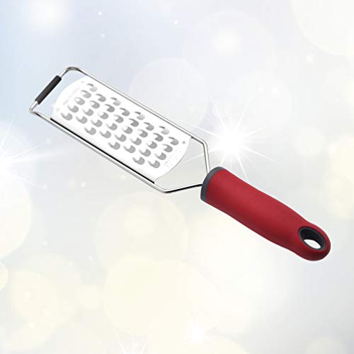 Hemoton Grater de aço inoxidável com alça para cortador de vegetais manual de queijo de alho de geng