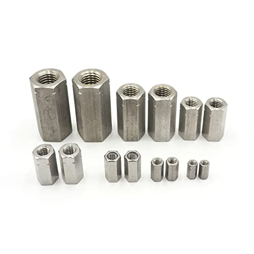 Schrauben-Niro.De HU-XI-201 Langmuttern Edelstahl 10 Stück