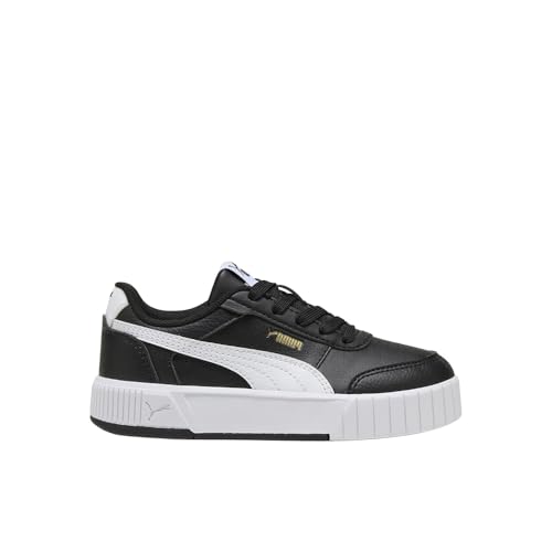 Image of PUMA Kids Girls Carina Mia Lace Up Sneakers Shoes Casual - Black
