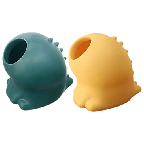 STOBAZA 2Pcs Silicone Egg Separator Tool Efficient Yolk and White Separator for Kitchen Egg White and Yolk Separator Gadgets Easy to Use Kitchen Baking Accessory