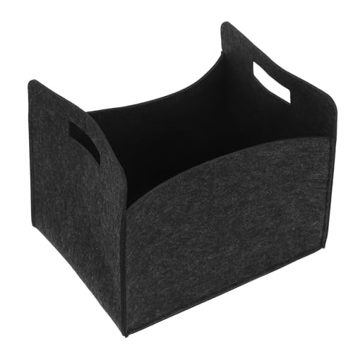Alipis Elegant Present Presentation Felt Storage Basket Box Organizer for Books Toys and More