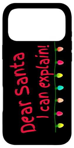 �N���X�}�X���C�g Dear Santa I Can Explain Fun Christmas �X�}�z�P�[�X iPhone 17 Pro Max �p