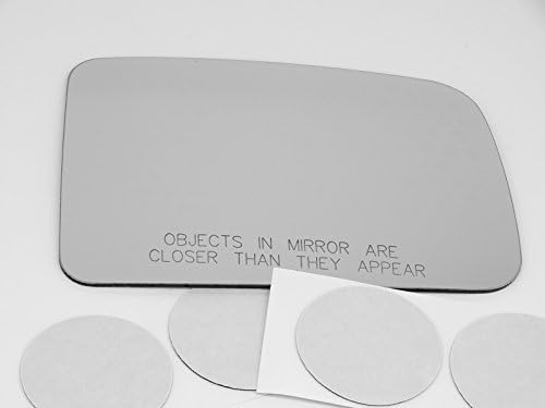 Fits 90-95 4Runner, 91-97 Land Cruiser, 84-95 Pickup Right Passenger Convex Manual Mirror Glass Lens w/Adhesive Multiple Options