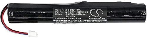 Cameron Sino Replacement Batteries for Bang & Olufsen J406/ICR18650NH-2S, Fits Bang & Olufsen BeoLit 15 BeoLit 17 BeoPlay A2 BeoPlay A2 Active(Li-ion 7.40V 3400mAh / 25.16Wh)