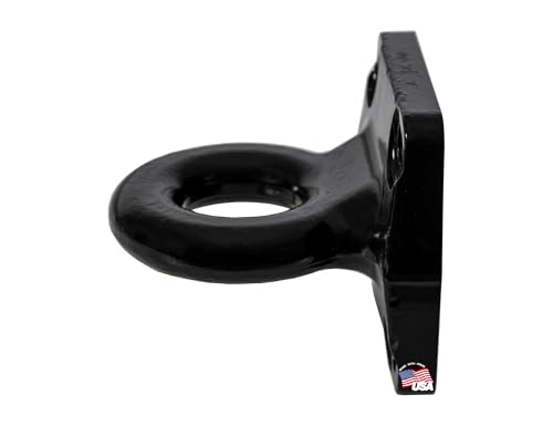 Buyers Products BDB125015 2-1/2 Inch Forged 4 Mount Drawbar 42 000 lb MGTW One-Piece Alloy Steel Pintle Hitch Lunette Ring Black Powder-Coated Corrosion-Resistant Tow Bar for Truck & Trailer Towing