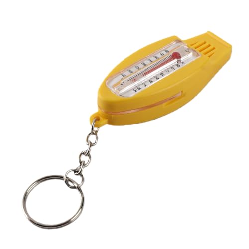 Termómetro, Silbato, Lupa y Brújula 4 en 1 ZJchao para Camping y Senderismo con Diseño Ligero ABS miniatura 5