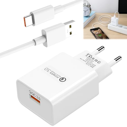 Chargeur Secteur Super Rapide 3.0 pour Huawei P40 P30 P20 0 P20 Pro, Mate 20 Pro,Fast pour Charging...