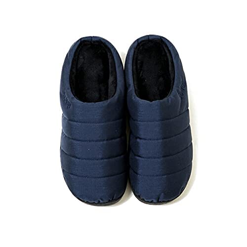 SUBU Unisex Navy Slippers XL (US Men’s 11-12 / US Women’s 13-14) Soft Cushioning Extra Warm Insulated Slippers3
