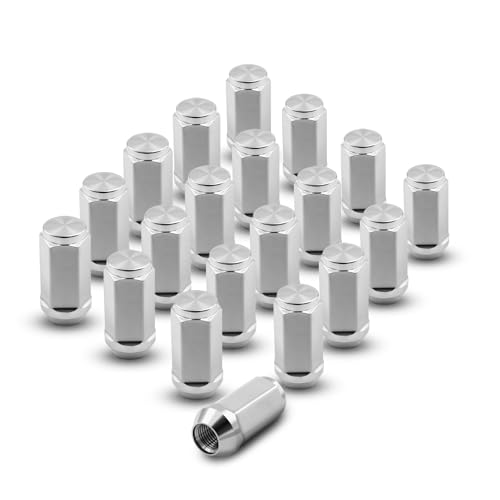 Image of Titanium 1 /2-20 Lug Nuts, 20pc | Ultra-Light Closed End Wheel Nuts, High-Strength & Corrosion-Resistant Titanium Alloy, 60-Degree Conical Seat