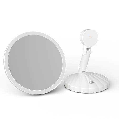 Espejo de maquillaje portátil con luz 15X miniatura 1
