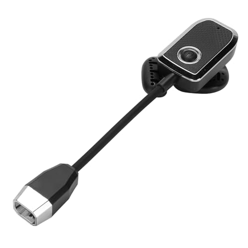 ZJchao Book Light, Hanging Ear Reading Light Rechargeable Learning Reading Lamp Book with Multifunctional Folding Portable Ear Wearing for Dormitory (Black)